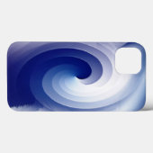 Saffierblauw storm Case-Mate iPhone case (Achterkant (horizontaal))