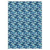 saffierblauwe oceaan tafelkleed (Voorkant)