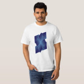 saffierbloem t-shirt (Voorkant volledig)