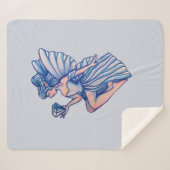 saffierfee sherpa deken (Voorkant (horizontaal))