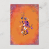 Saffraan Sky Wildflowers - verticale kaart (Achterkant)