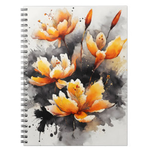 Saffraan - Watercolor bloemen Notitieboek