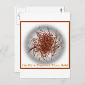 saffrogoud briefkaart (Voorkant / Achterkant)