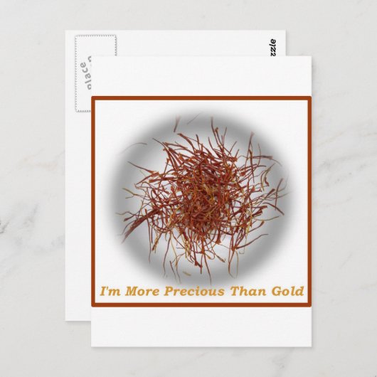 saffrogoud briefkaart (Voorkant / Achterkant)