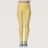Saffron Spice Moods Chevrons Leggings (Voorkant)