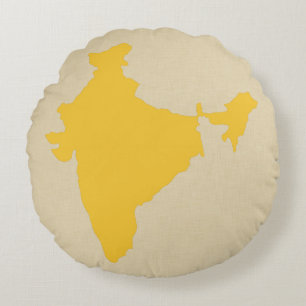 Saffron Spice Moods India Rond Kussen