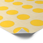 Saffron Spice Moods Stippen Poster (Hoek)