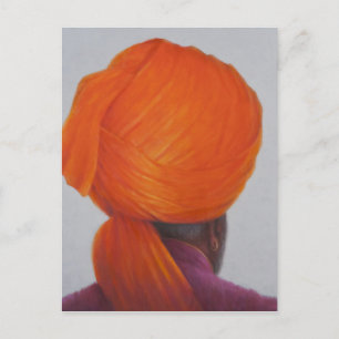 Saffron Turban 2014 Briefkaart