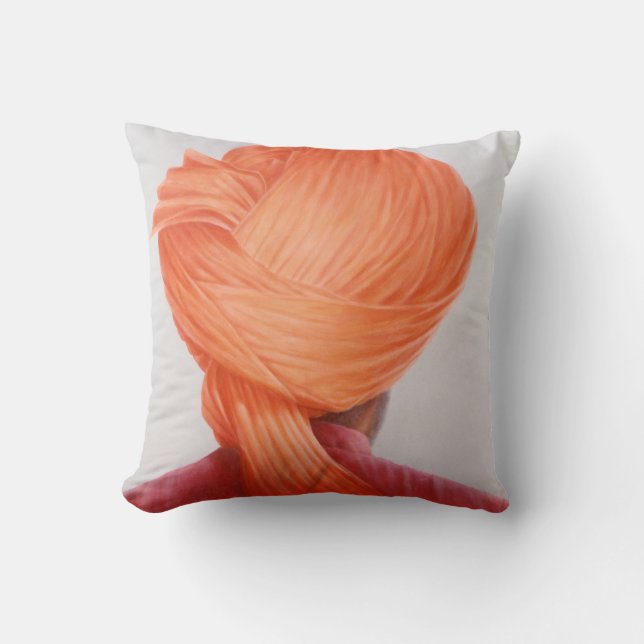 Saffron Turban Kussen (Voorkant)