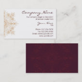 Saffron Visitekaartje (Voorkant / Achterkant)