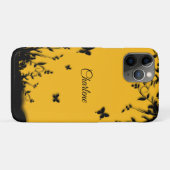 Saffron Yellow Butterfly Garden, gepersonaliseerd Case-Mate iPhone Case (Achterkant (horizontaal))