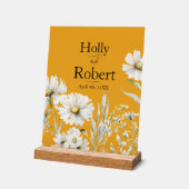 Saffron Yellow, Daisy Floral Wedding (Angle)