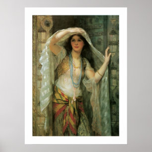 Safie, een van de drie Dames in Bagdad Poster