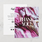 SAFIRO marmer bedankt (Voorkant / Achterkant)