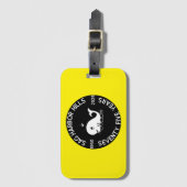 SAG 75E BAGAGELABEL (Voorkant (verticaal))