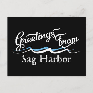 Sag Harbour Water Waves Briefkaart