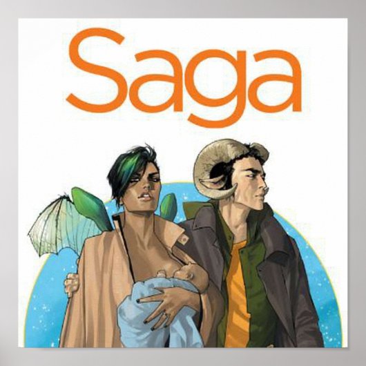 Saga Comic Poster (Voorkant)