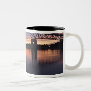 Sagamor-brug over Cape Cod-kanaal, 2 Tweekleurige Koffiemok