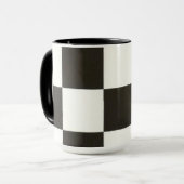 Sagan om ringen-mugg. svart/vitt mok (Voorkant links)