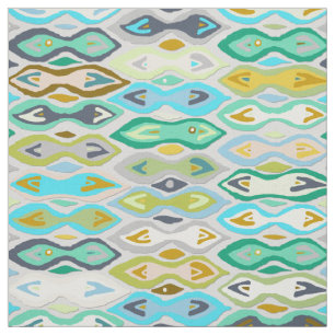 Sagar Silver ikat Stof