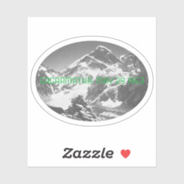 Sagarmatha, (Everest) First Ascent Souvenir Sticker