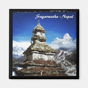Sagarmatha - Nepal, uitzichten op de Everest, Ama  Magneet