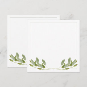 SAGE 5,25" Carte carrée plate