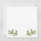 SAGE 5,25" Carte carrée plate (Dos)