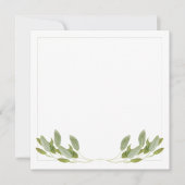 SAGE 5,25" Carte carrée plate (Devant)