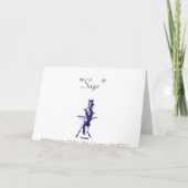 "Sage" 5x7 Wenskaarten Kaart (Achterkant)