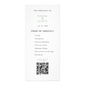 Sage Ampersand Mariage | Programme | Code QR (Devant)