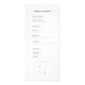 Sage Ampersand Mariage | Programme | Code QR (Dos)