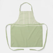 Sage and Cream All-Over Print Schort (Voorkant)