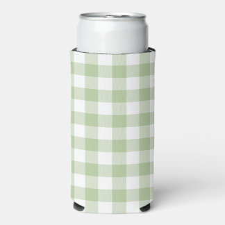 Sage and White Buffalo Plaid Gingham