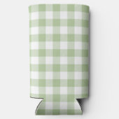 Sage and White Buffalo Plaid Gingham (Achterkant)