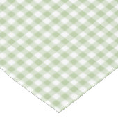 Sage and White Buffalo Plaid Gingham Tafelkleed (Gekanteld)