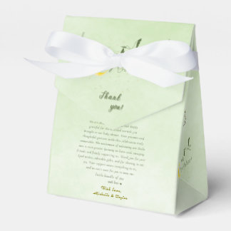 Sage Baby Boy Bliss: Ooievaar Speciale Levering Ba Bedankdoosjes