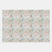 Sage Babys Eerste Kerstpyjama Inpakpapier Vel (Voorkant)