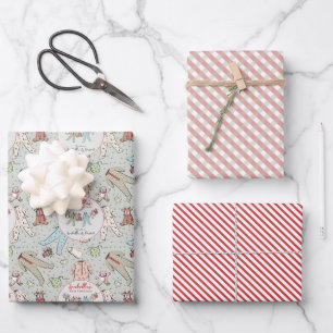 Sage Babys Eerste Kerstpyjama Inpakpapier Vel