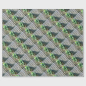 Sage Barn-wood, vers gesneden Cadeaupapier (Vlak)