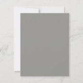 Sage Bloemlijn Kunst Opslag Datum Kaart (Achterkant)
