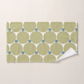 Sage Blue Dot Abstract Bad Handdoek (Handdoek)