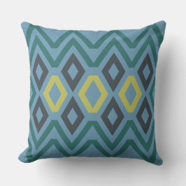 Sage Blue Geometric Sierkussen