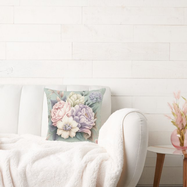 SAGE BOEKET BLOEMKUSSEN KUSSEN (Bank)