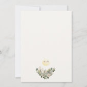 Sage Boho Little Dumpling Baby shower Invitation (Dos)