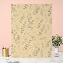 Sage Botanische Eucalyptus Geperste Bloem Minimali