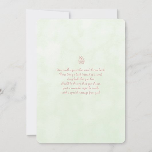 Sage Brunch Baby shower uitnodiging (Achterkant)