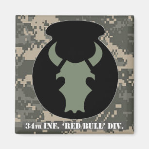Sage Bull ACU-look gesubduleerd met camo 2x2 magne Magneet