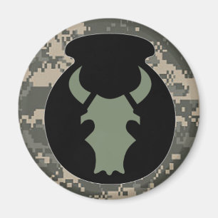 Sage Bull ACU-look subdun met camo cirkels magneet