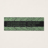 SAGE CABLE TRICOTÉ 3x1 Mini Carte de Visite (Dos)